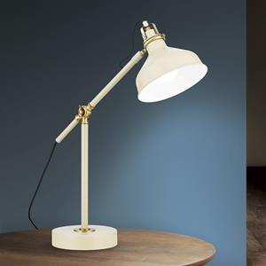 Orion Schiller tafellamp, kaki, metaal, 59 cm hoog, verstelbaar