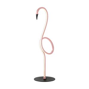 ELSTEAD Flamingo LED tafellamp, roze, metaal, 50 cm hoog