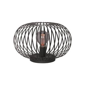Freelight Aglio tafellamp, Ø 40 cm, zwart, metaal