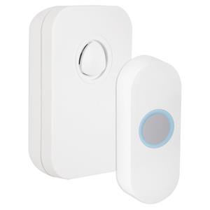 Praxis Exin Gong - Batterij - Met Beldrukker - Wit