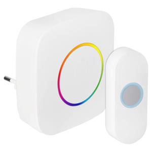 Praxis Exin Gong - Plugin - Beldrukker - Rgb Licht - Wit