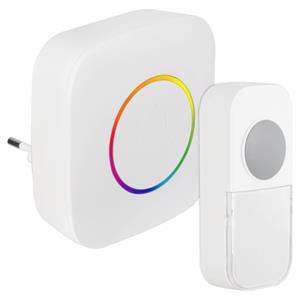 Praxis Exin Gong - Plugin - Beldrukker - Kinetisch - Licht - Wit