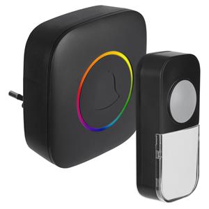 Praxis Exin Gong - Plugin - Beldrukker - Kinetisch - Licht - Zwart
