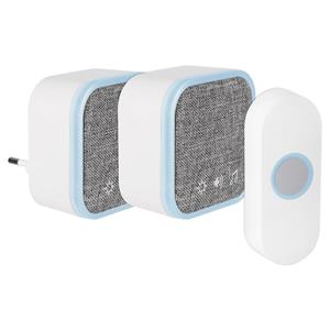 Praxis Exin Gong Set - Batterij/plug-in - Beldrukker - Wit
