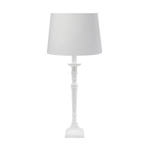 PR Home tafellamp Salong Sofia Lin, wit 55 cm stof/metaal
