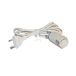 Naturaplaza Elektriciteitskabel 1.5 meter wit CE-gekeurd voor zoutlamp