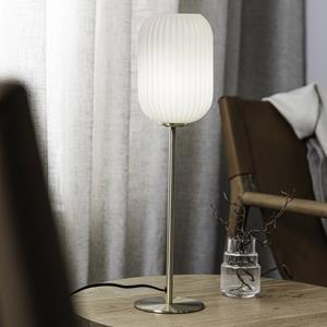 Markslöjd Cava tafellamp, messingkleurig, glas, hoogte 55 cm