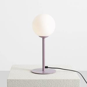 ALDEX Tafellamp Joel, metaal en glas, lila/wit