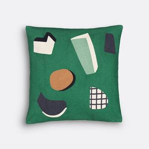LA REDOUTE INTERIEURS Kussenhoes 45 x 45 cm katoen, Walter
