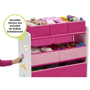 Delta Children TB83213GN Houten Opbergkast 62,5cm Herbruikbare Stickers