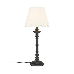 PR Home Joy tafellamp met gebogen stoffen kap