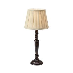 Markslöjd Tafellamp Chocolat, hoogte 46 cm, beige/bruin, metaal/stof