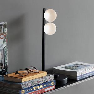 Ideallux Ideal Lux LED tafellamp Ping Pong zwart 2-lamps glas metaal