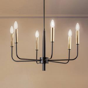 Luminex Kroonluchter Hedwig, 6-lamps