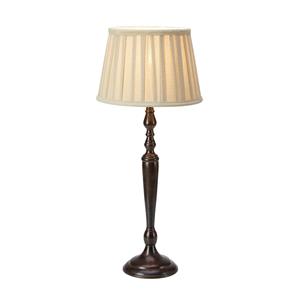 Markslöjd Tafellamp Chocolat, hoogte 60 cm, beige/bruin, metaal/stof