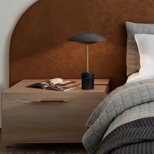 Beacon Lighting Beacon tafellamp Loft, zwart, hoogte 42 cm, marmeren voet