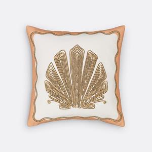 LA REDOUTE INTERIEURS Kussenhoes 45x45 cm, Schelp