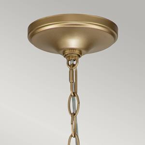 KICHLER Kroonluchter Capitol Hill, 6-lamps, messing