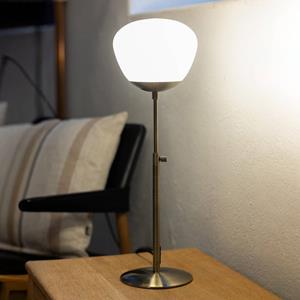 Markslöjd Rise tafellamp, hoogte 60 cm, antiek messing, ijzer, glas
