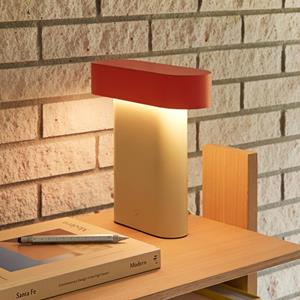 Hübsch LED tafellamp Slank, lichtgroen/rood, ijzer, PC