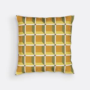 LA REDOUTE INTERIEURS Geborduurd kussenhoes 45 x 45 cm, Mauro