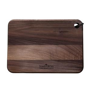 Bowls & Dishes  borrelplank walnoot rechthoek - 28 x 20 x 2 cm