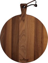 Bowls & Dishes  borrelplank walnoot rond - 24 x 2 cm