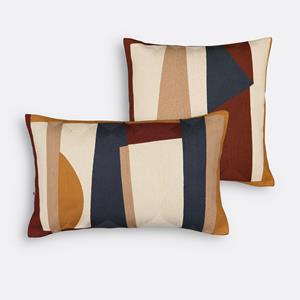LA REDOUTE INTERIEURS Geborduurde kussenhoes, Scolto