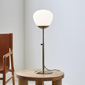 Markslöjd Rise tafellamp, hoogte 75 cm, antiek messing, ijzer, glas