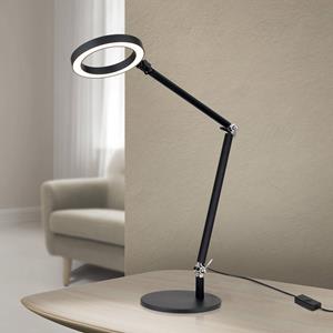 Orion Ringo LED tafellamp, zwart, metaal, verstelbaar, dimbaar