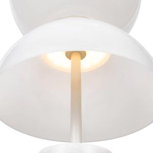 Maytoni LED tafellamp Kyoto, wit, hoogte 46 cm, marmer