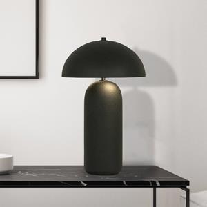 Zambelis Tafellamp 23006, zwart, keramiek, hoogte 48 cm, E27