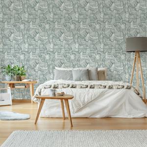 Elle Vliesbehang Ninon Groen