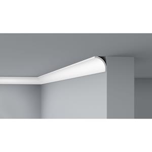 Decoflair Polystyreen Plafondlijst D17 2m 80x65mm Wit