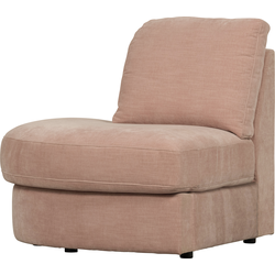Vtwonen Family 1-Zits Element Ronde Hoek Links - Polyester - Roze