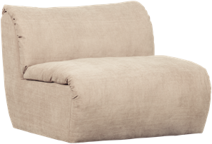 Woood Baggy 1-Zits Element - Zand - Geweven Chenille - 81x91x101