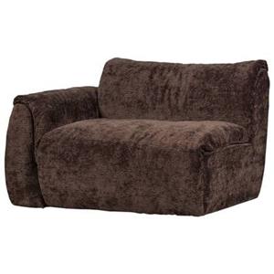 Woood Baggy 1-Zits Met Arm Links - Chenille - Donkerbruin - 81x114x101