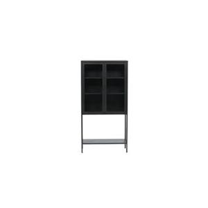 Svea  Zivo vitrinekast - 75 x 150 cm - zwart