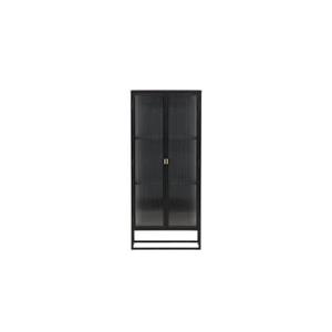 Svea  Limo vitrinekast - 70 x 160 cm - zwart