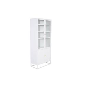 Svea  Noma vitrinekast - 80 x 190 cm - wit