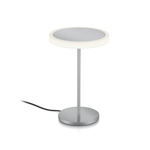 Knapstein LED tafellamp Tilda, mat nikkel, gebarenbediening