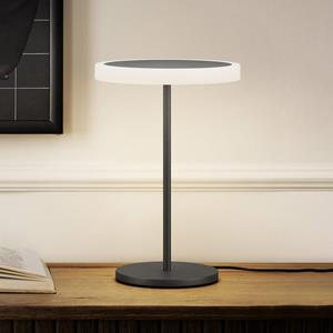 Knapstein LED tafellamp Tilda, zwart metallic, gebarenbediening