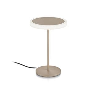 Knapstein LED tafellamp Tilda, zand metallic, gebarenbediening