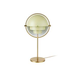 GUBI Lite tafellamp, hoogte 50 cm, messing/crème