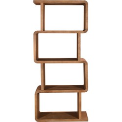 Giga Meubel  Wandkast Lichtbruin - Open - 80x40x180cm - Floris