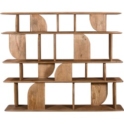 Giga Meubel  Wandkast Naturel - Open - 170x35x140cm - Solis