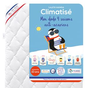 P'TIT ALBATROS Babymatras met airconditioning - Anti-huisstofmijt