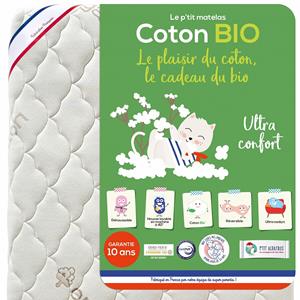 P'TIT ALBATROS Matras in mousse, bio katoen