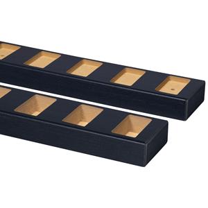 CanDo Set Vloer- En Plafondprofielen Voor Decowall Roomdivider - Mdf - Lava Eiken - Recht 90° - 2 Stuks