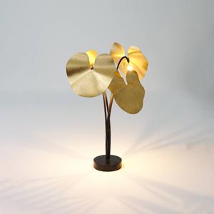 Holländer LED tafellamp Controversia met dimmer, goud